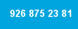 926 875 23 81